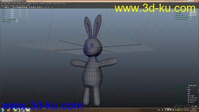 兔子模型模型源文件的图片2