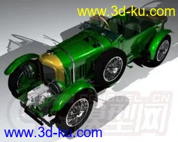 绿色跑车模型的图片1