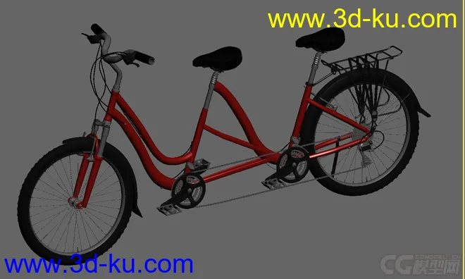 双人自行车双人自行车模型的图片1