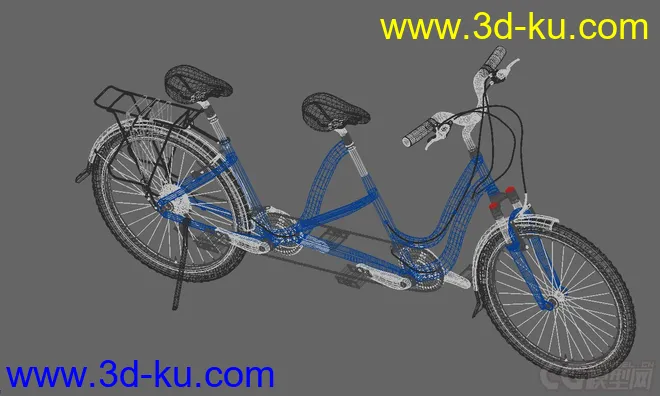 双人自行车双人自行车模型的图片3