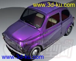 紫色小汽车模型的图片1