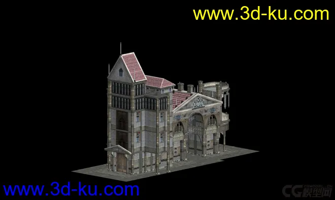 写实版欧洲古代建筑模型的图片4
