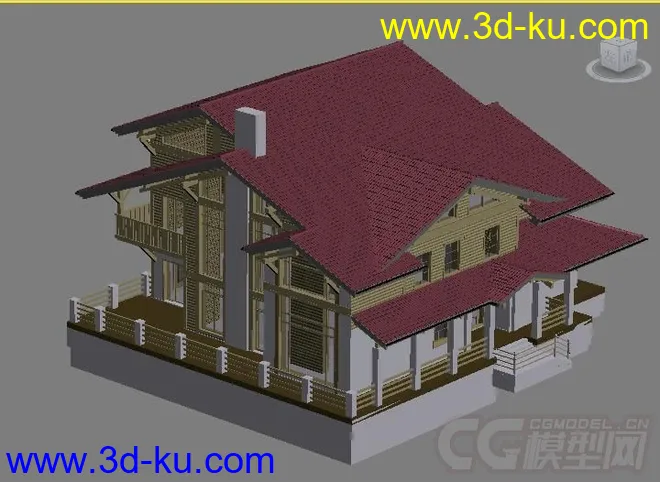 wood house模型的图片1