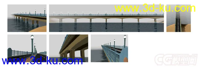 一座大桥模型的图片1