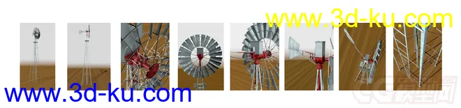 一个发电风车模型的图片1
