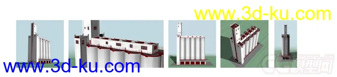 一个工厂建筑模型的图片1