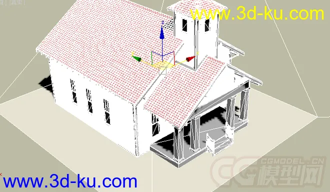 一个偏欧式风格的房子模型的图片2
