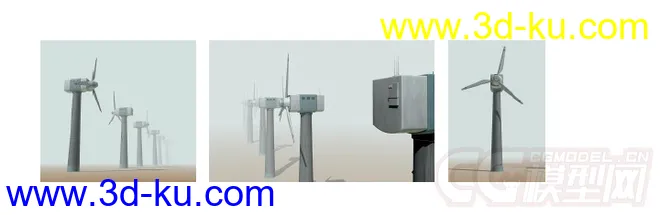 写实电风车模型的图片1