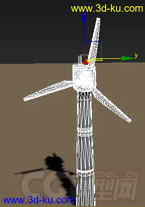 写实电风车模型的图片2