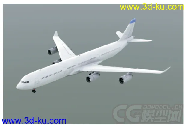 写实飞机A-340模型的图片1