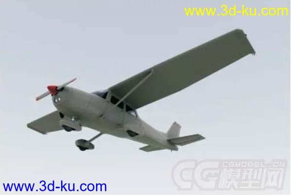 写实飞机Cessna-172模型的图片1