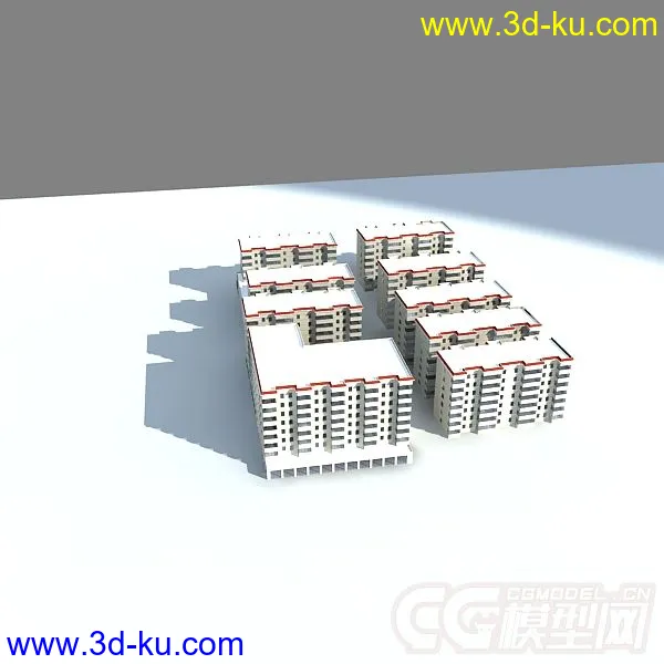 MAX 建筑配楼模型的图片17