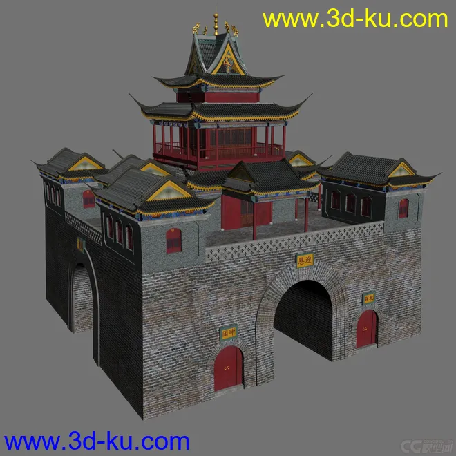城门楼模型的图片1