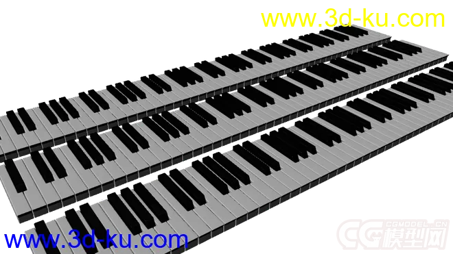 钢琴 按键模型的图片2