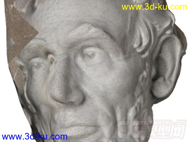 林肯总统 3D打印模型  STL格式的图片2