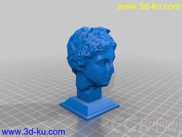 青春少女 3D打印模型  STL格式的图片5