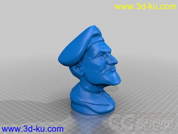 大鼻子上校 3D打印模型 STL格式的图片1