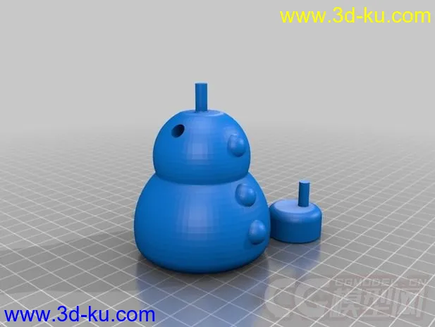 雪宝模型 3D打印模型 STL格式的图片2