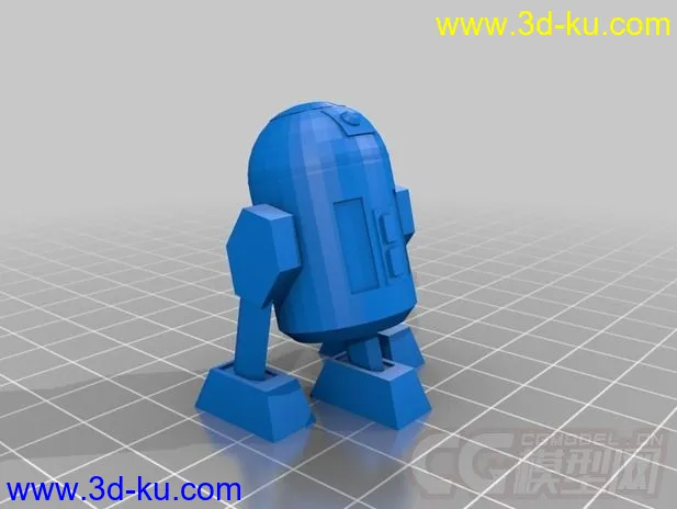 星球大战R2D2 3D打印模型 STL格式的图片1