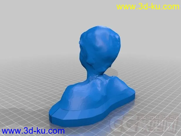 音乐家雕塑 3D打印模型的图片2