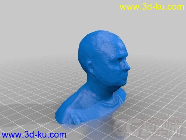 约翰比勒头像 3D打印模型的图片1