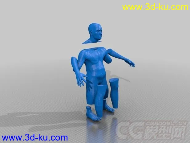人偶模型 3D打印模型 STL格式的图片2