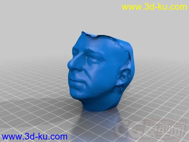 人物头像 3D打印模型 STL格式的图片2