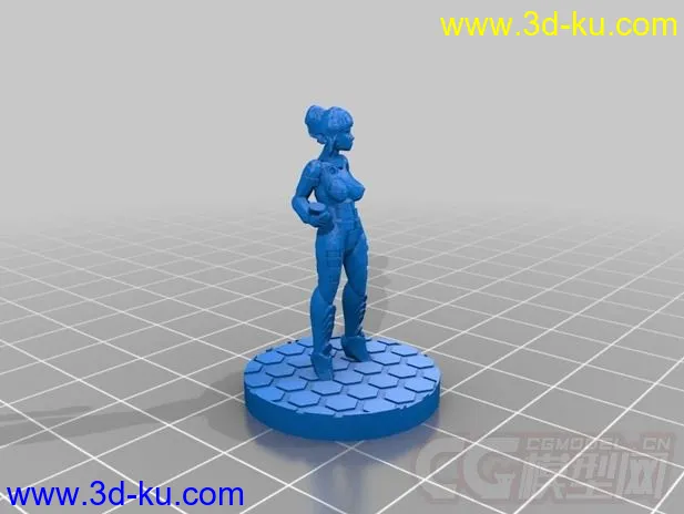 亚历山德拉塑像 3D打印模型 STL格式的图片4