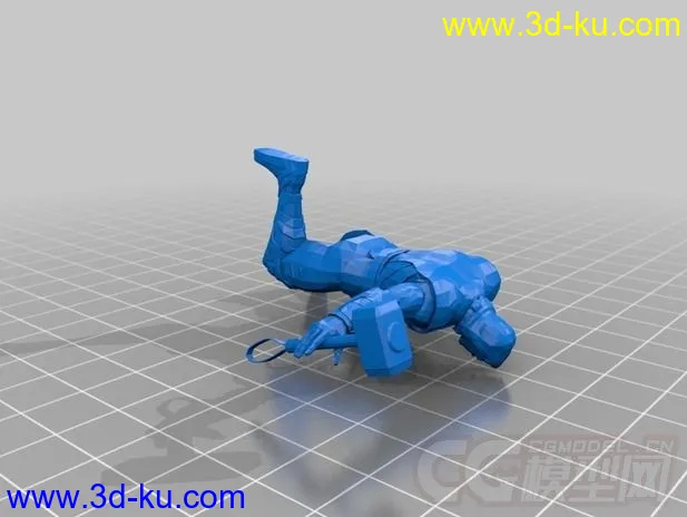人物雷神 3D打印模型 STL格式的图片2