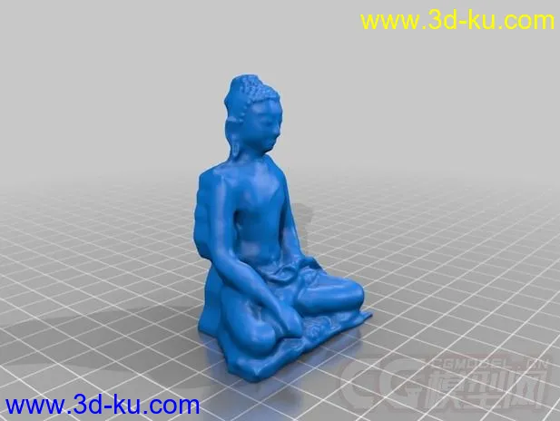 释迦牟尼佛 3D打印模型 STL格式的图片2