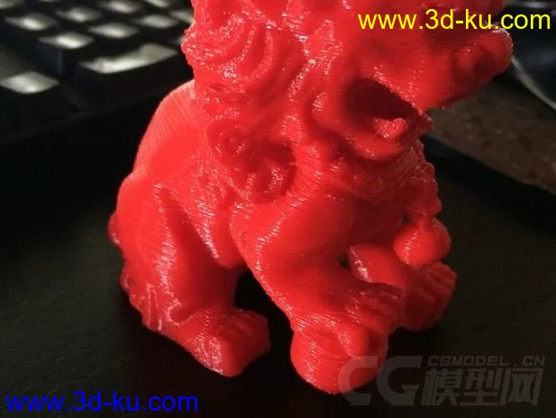 守门铜狮子 3D打印模型 STL格式的图片1