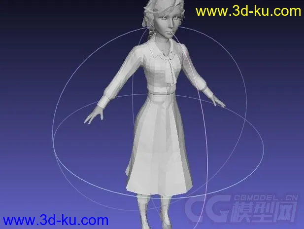 伊丽莎白 3D打印模型 STL格式的图片2