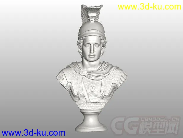 亚历山大帝 3D打印模型 STL格式的图片4