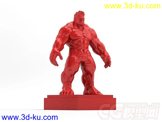 雄武的绿巨人 3D打印模型 STL格式的图片3