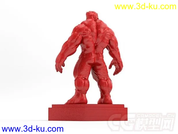雄武的绿巨人 3D打印模型 STL格式的图片4