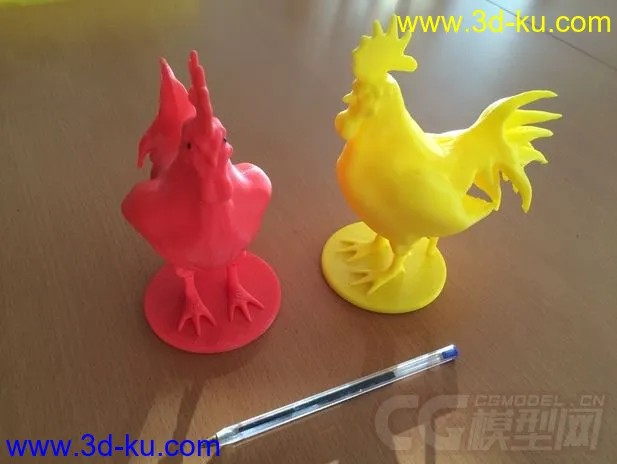 大公鸡 3D打印模型 STL格式的图片2