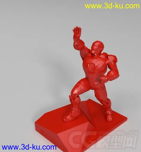 钢铁侠 3D打印模型 STL格式的图片1