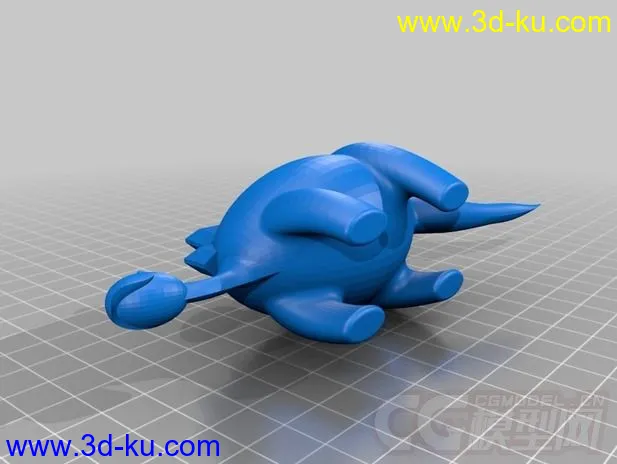 剑龙 3D打印模型 STL格式的图片2