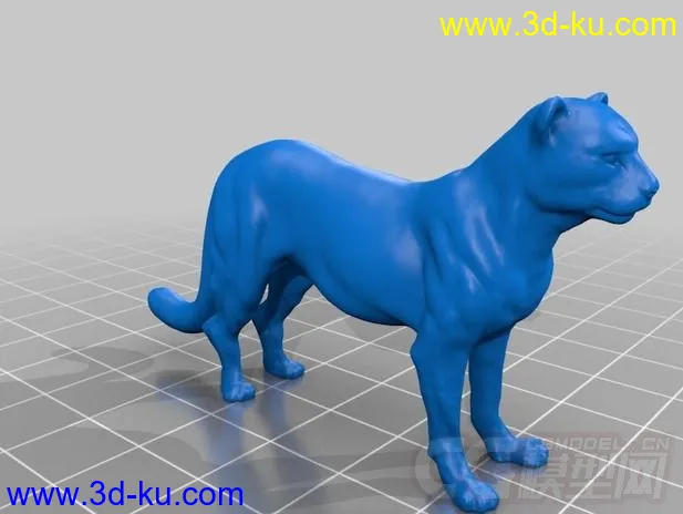 猎豹 3D打印模型 STL格式的图片1