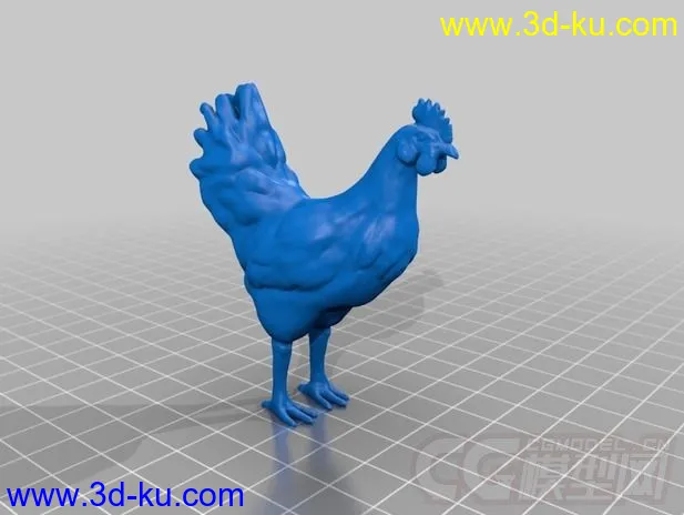 雄鸡一唱白天下 3D打印模型 STL格式的图片1