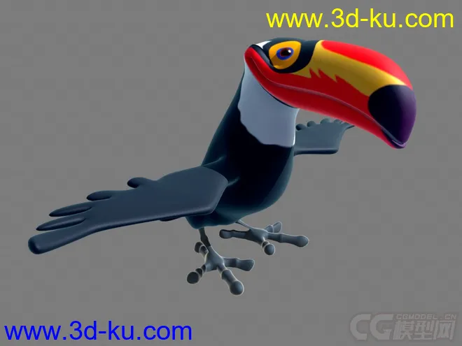 Tucan 鸟模型的图片4