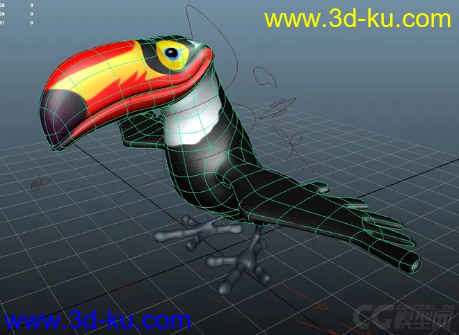 Tucan 鸟模型的图片6