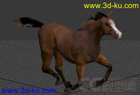 奔跑的马 模型的图片1