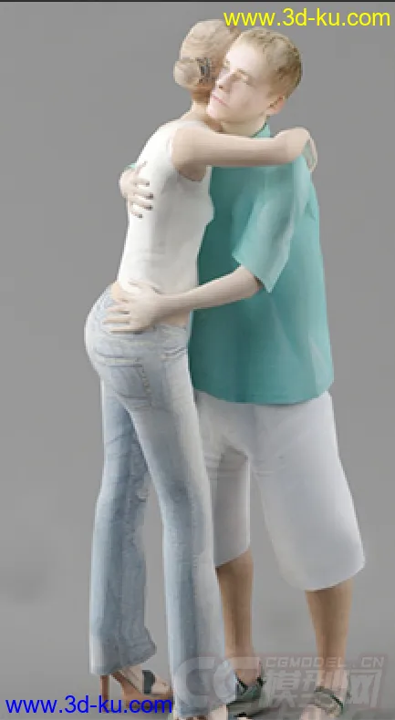 拥抱的男女模型的图片2