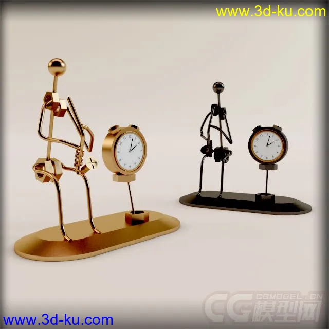 桌面装饰品 钟模型的图片1