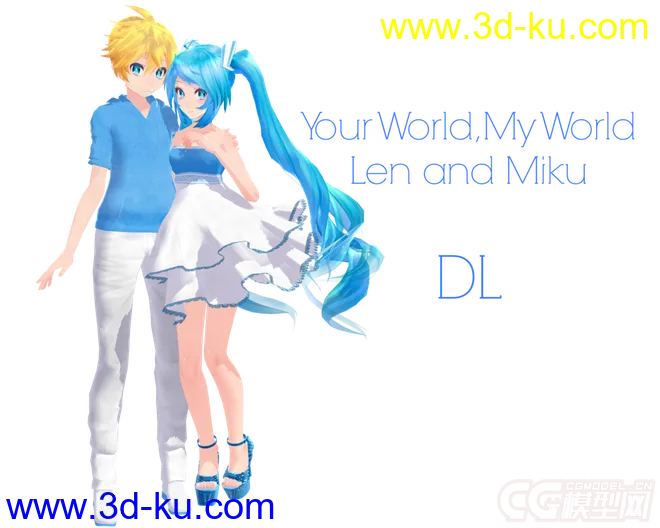 【MMD】325 Watchers Gift: Your World, My World DL模型的图片1