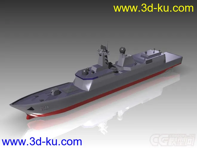 054A导弹护卫舰模型的图片1