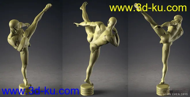 肌肉 人体 男性superAverageMan模型的图片6