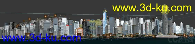 香港维多利亚港模型的图片3