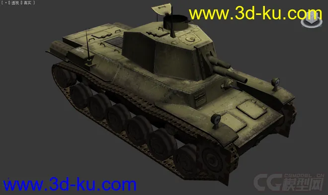 [全套军事模型]中型坦克系列独立分包Obj+贴图+MAX2012下载（不断更新）的图片6